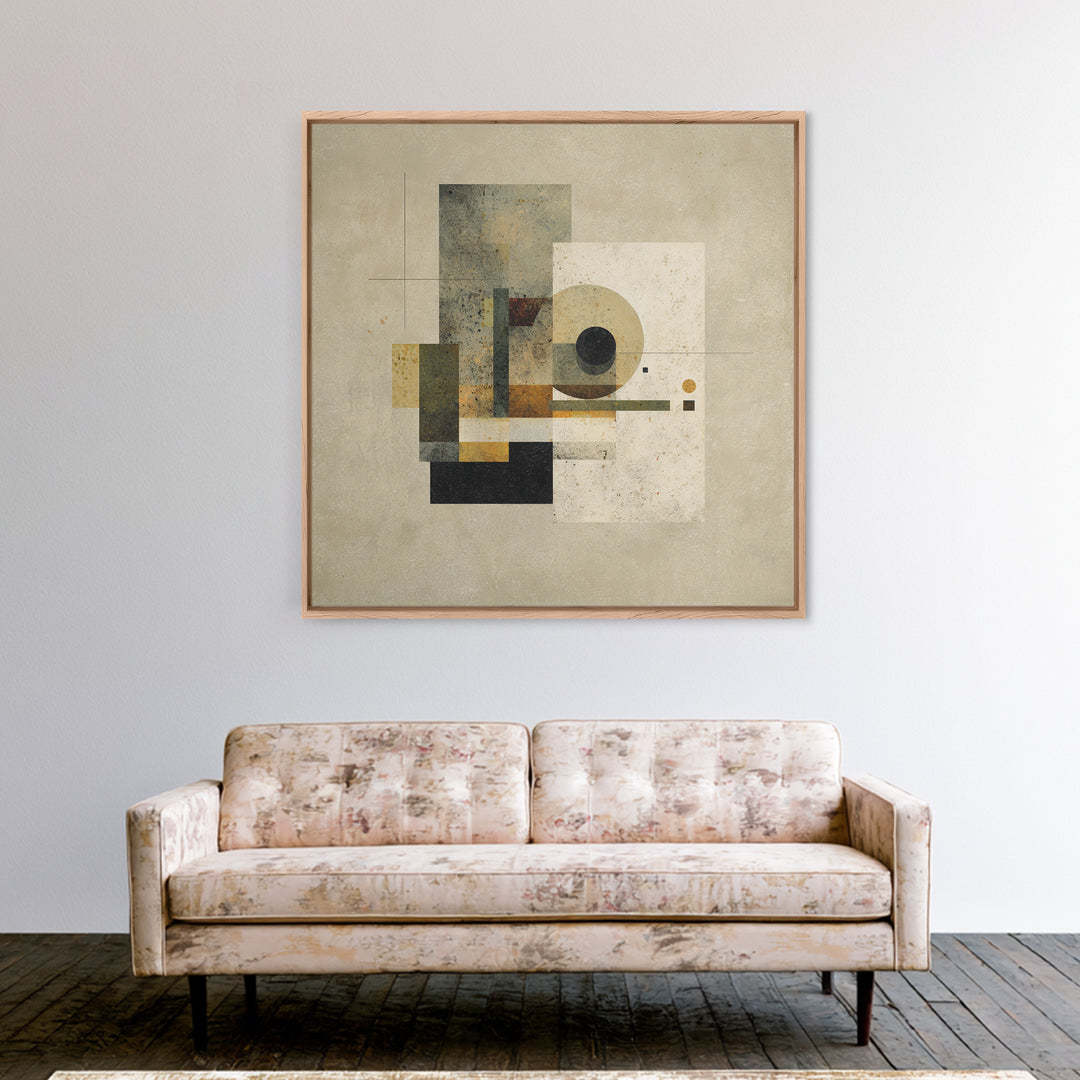 Bold Billiards Eight Ball Composition Canvas Print, Basement Art, Cocktail Art, Living Room Decor, Fine Art, Retreat, BAS-1x1-76