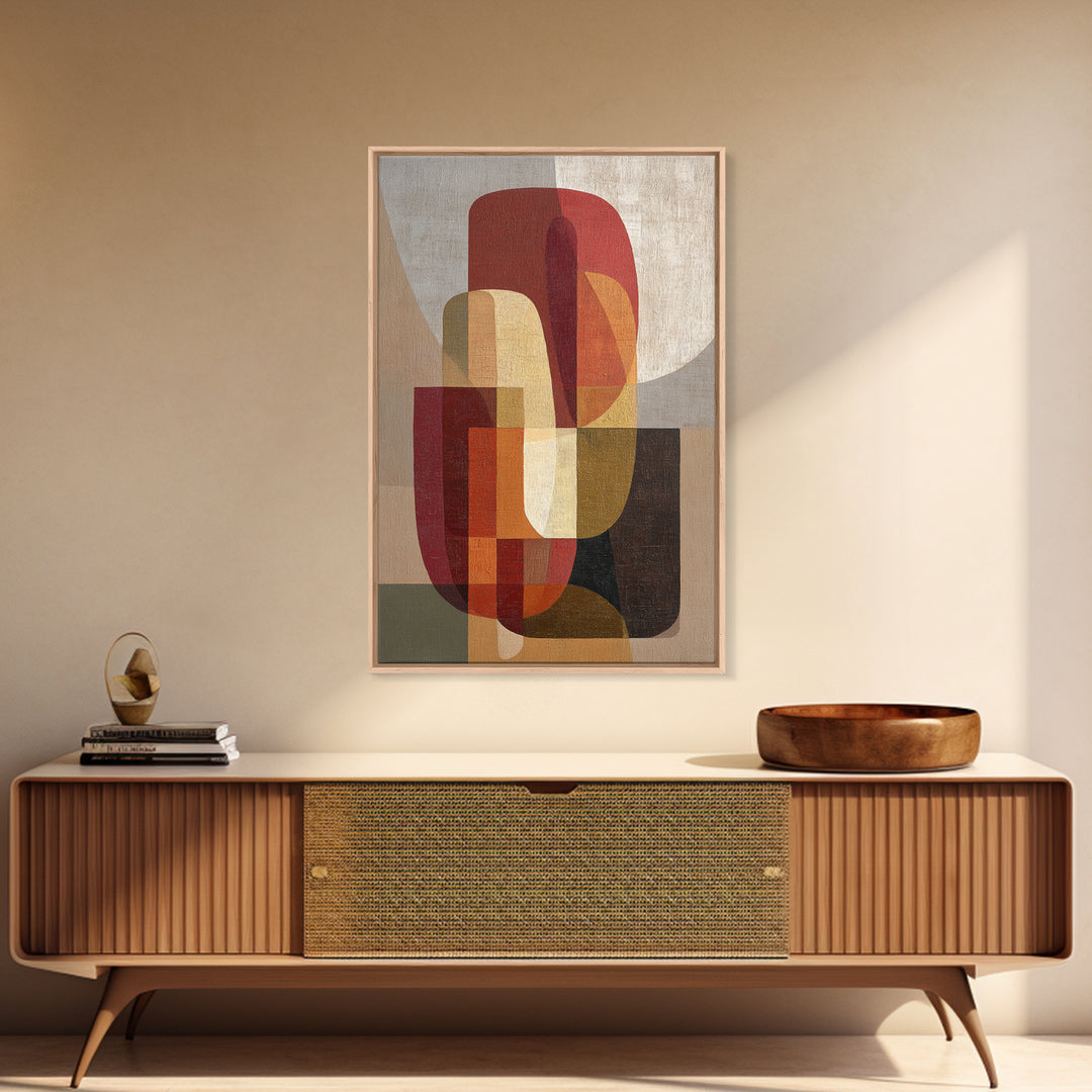 Sports Jersey Abstract Framed Canvas Print, Basement Art, Wall Art, Living Room Decor, Abstract Art, Retreat, BAS-2x3-38