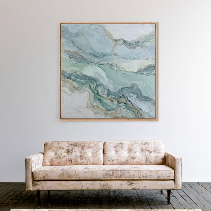 Abstract Marble Texture Framed Canvas Print, Bathroom Art, Luxury Decor, Bathroom Decor, Abstract Art, Spa, Digital Wall Art, BAT-1x1-40
