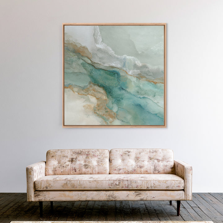 Abstract Marble Texture Framed Canvas Print, Bathroom Art, Art Print, Bathroom Decor, Fine Art, Spa, Custom Pet Portrait, BAT-1x1-88