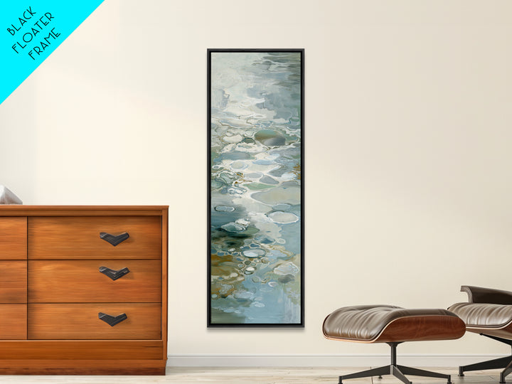 Soft Cloud and Rain Composition Canvas Print, Bathroom Art, Wall Art, Bathroom Decor, Oil Painting, Spa, Dog Portrait, BAT-1x3-55