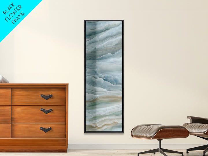 Soft Cloud and Rain Composition Canvas Print, Bathroom Art, Modern Decor, Bathroom Decor, Fine Art, Spa, Home Decor, Poster, BAT-1x3-7