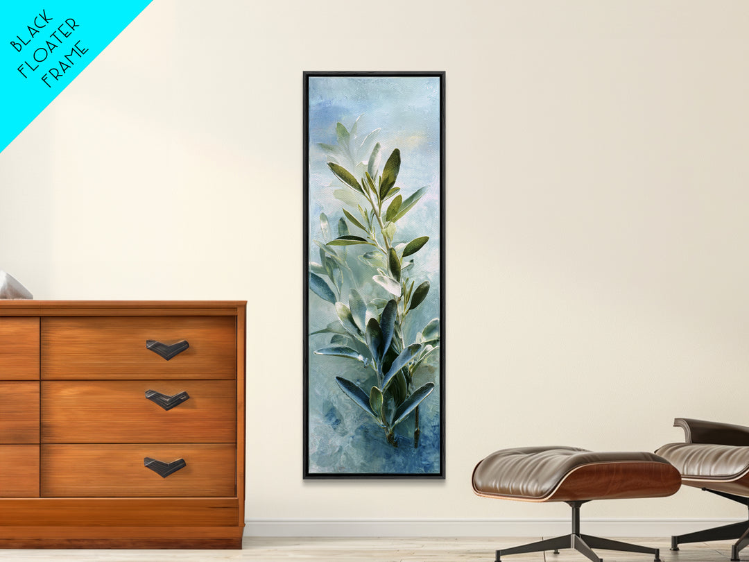Botanical Bath Herb Arrangement Canvas Print, Bathroom Art, Wall Decor, Bathroom Decor, Fine Art, Spa, Contemporary Art, BAT-1x3-77
