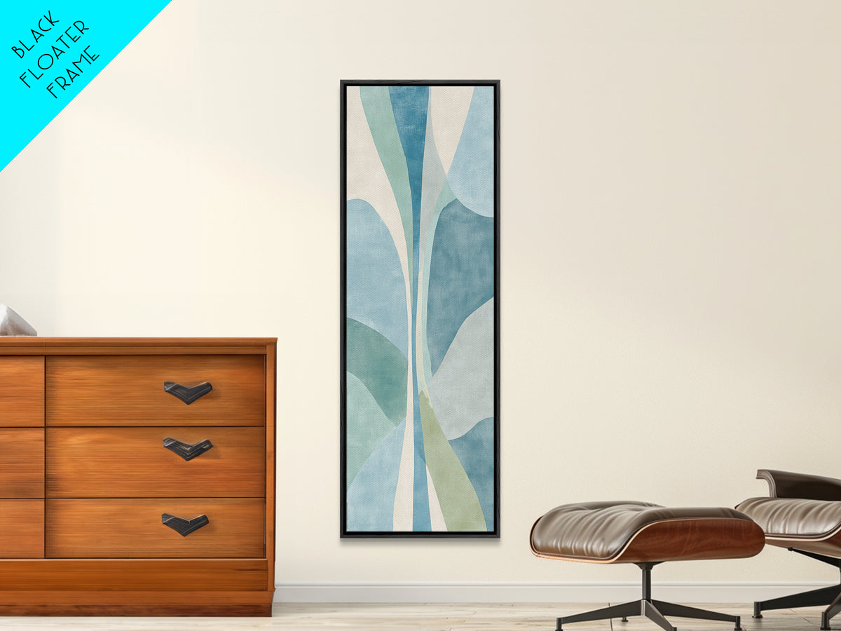 Clean Geometric Forms Canvas Print, Bathroom Art, Printable Wall Art, Bathroom Decor, Abstract Art, Spa, Bathroom Wall Decor, BAT-1x3-81