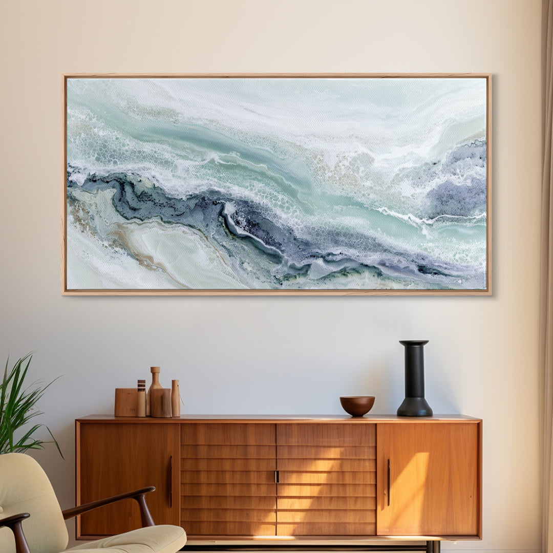 Abstract Marble Texture Framed Canvas Print, Bathroom Art, Luxury Decor, Bathroom Decor, Abstract Art, Spa, Digital Wall Art, BAT-2x1-12