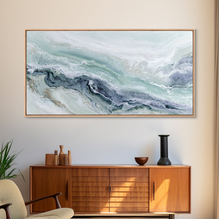 Abstract Marble Texture Framed Canvas Print, Bathroom Art, Luxury Decor, Bathroom Decor, Abstract Art, Spa, Digital Wall Art, BAT-2x1-12