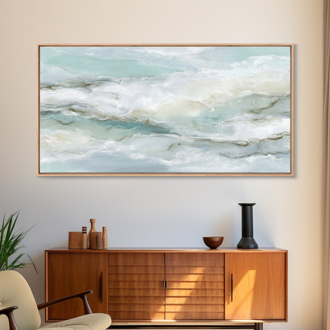 Abstract Marble Texture Framed Canvas Print, Bathroom Art, Printable Wall Art, Bathroom Decor, Spa, Bathroom Wall Decor, BAT-2x1-60