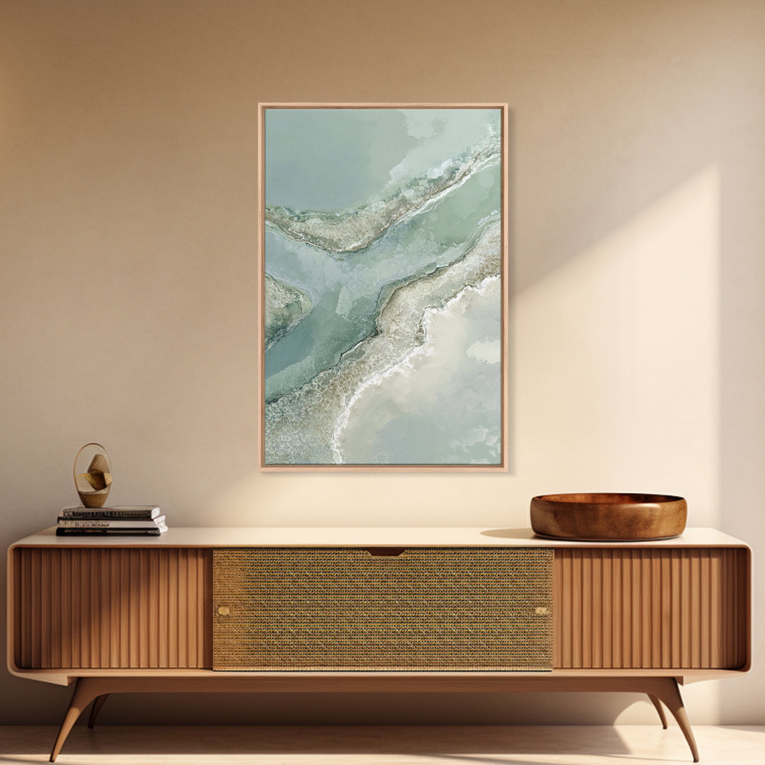 Soft Figure Line Drawing Canvas Print, Bathroom Art, Wall Decor, Bathroom Decor, Oil Painting, Spa, Contemporary Art, BAT-2x3-39