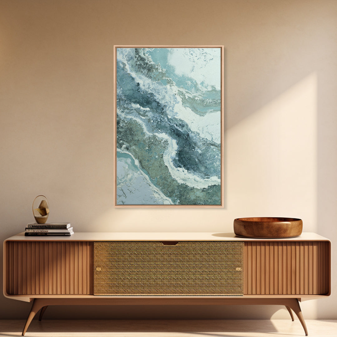 Abstract Marble Texture Canvas Print, Bathroom Art, Neutral Decor, Bathroom Decor, Fine Art, Spa, Wall Art, Home Decor, BAT-2x3-72
