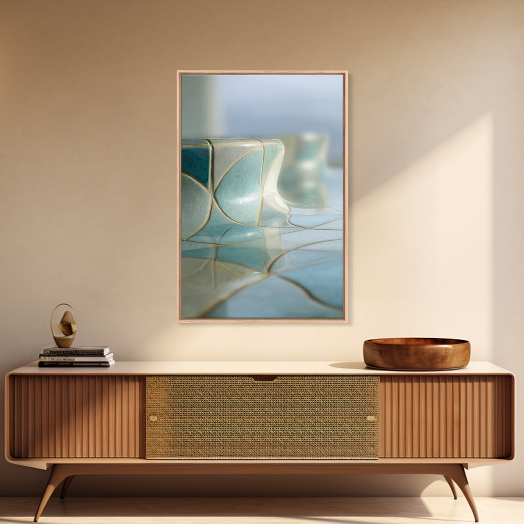 Clean Geometric Forms Canvas Print, Bathroom Art, Printable Wall Art, Bathroom Decor, Abstract Art, Spa, Bathroom Wall Decor, BAT-2x3-77