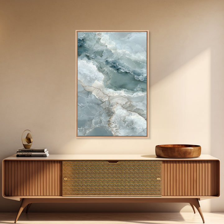 Abstract Marble Texture Canvas Print, Bathroom Art, Contemporary Art, Bathroom Decor, Abstract Art, Spa, Framed Wall Art, BAT-2x3-96