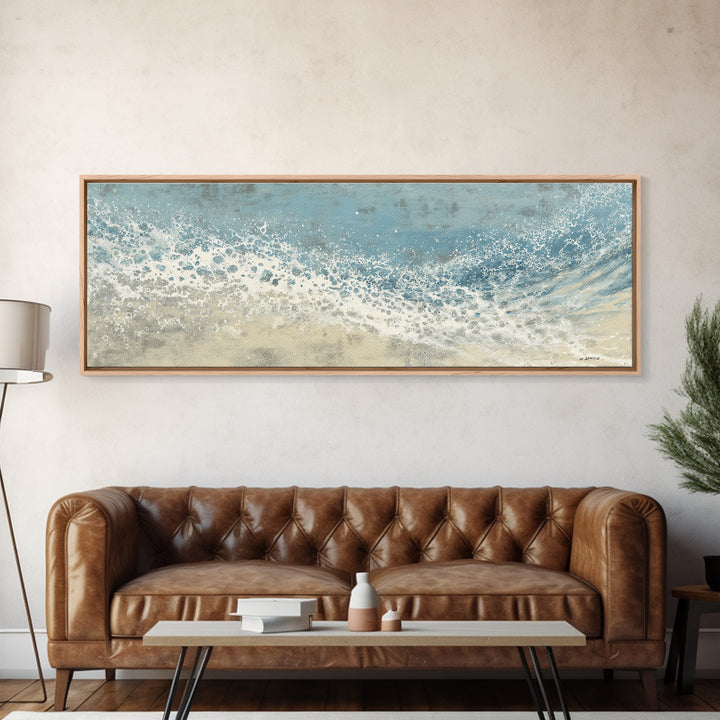 Abstract Water Ripples Canvas Print, Bathroom Art, Framed Wall Art, Bathroom Decor, Abstract Art, Spa, Bathroom Art Decor, BAT-3x1-45