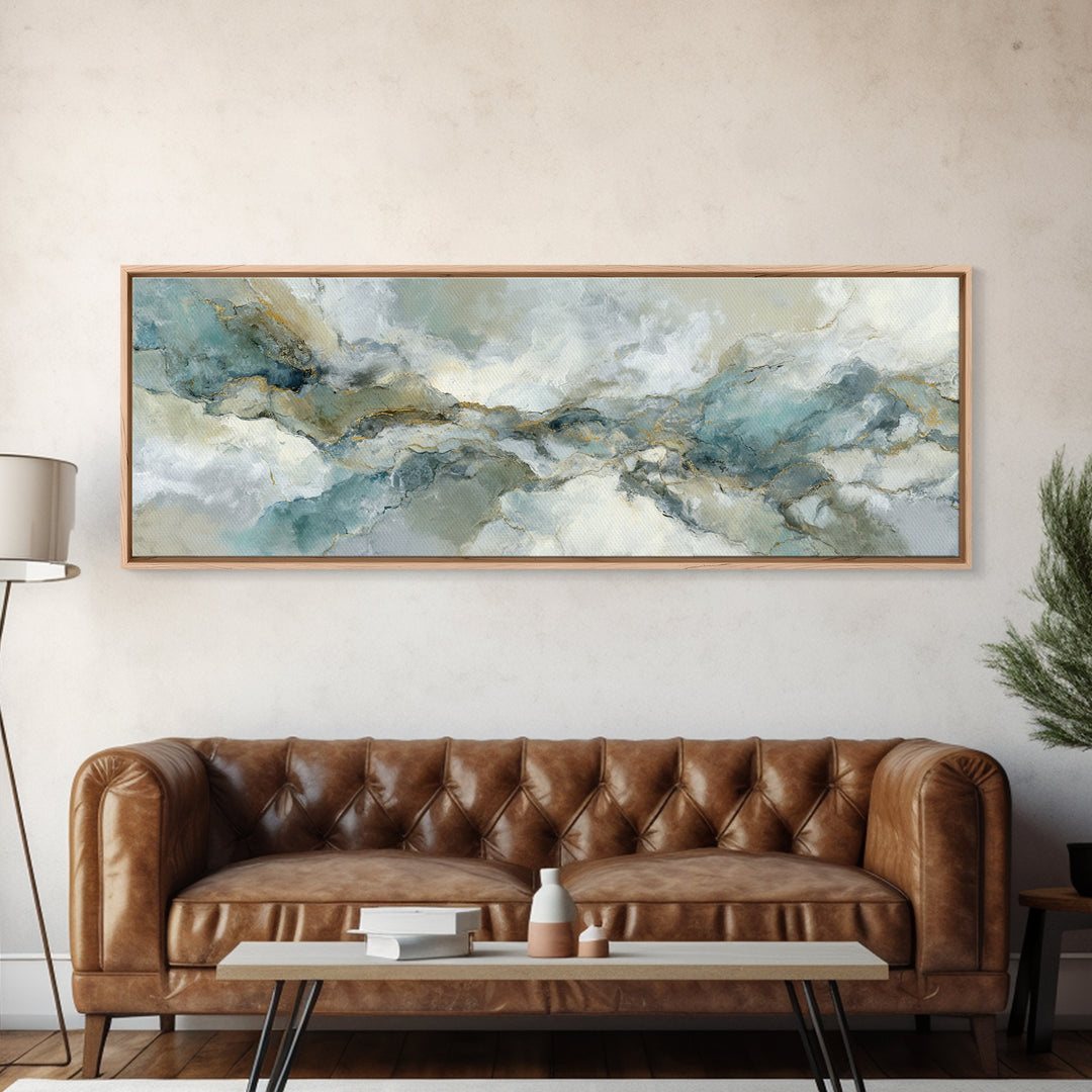 Abstract Marble Texture Canvas Print, Bathroom Art, Wall Art, Bathroom Decor, Abstract Art, Spa, Dog Portrait, Canvas Wall Art, BAT-3x1-80
