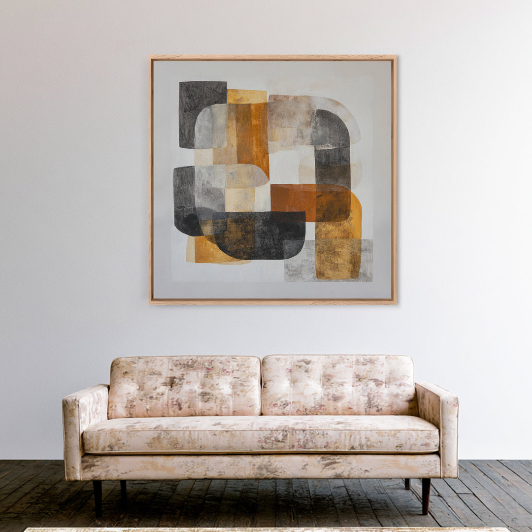 Abstract Charcoal Gestures on White Paper Canvas Print, Black and White Art, Photo Prints, Living Room Decor, Monochrome, BAW-1x1-100