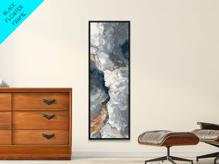 Abstract Marble Texture Canvas Print, Black and White Art, Set of 3 Prints, Living Room Decor, Fine Art, Monochrome, BAW-1x3-51