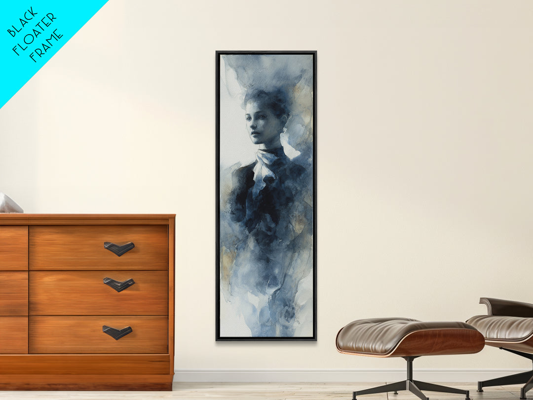 Classic Nude Figure Sketch Canvas Print, Black and White Art, Print, Living Room Decor, Fine Art, Monochrome, Printable Art, BAW-1x3-93