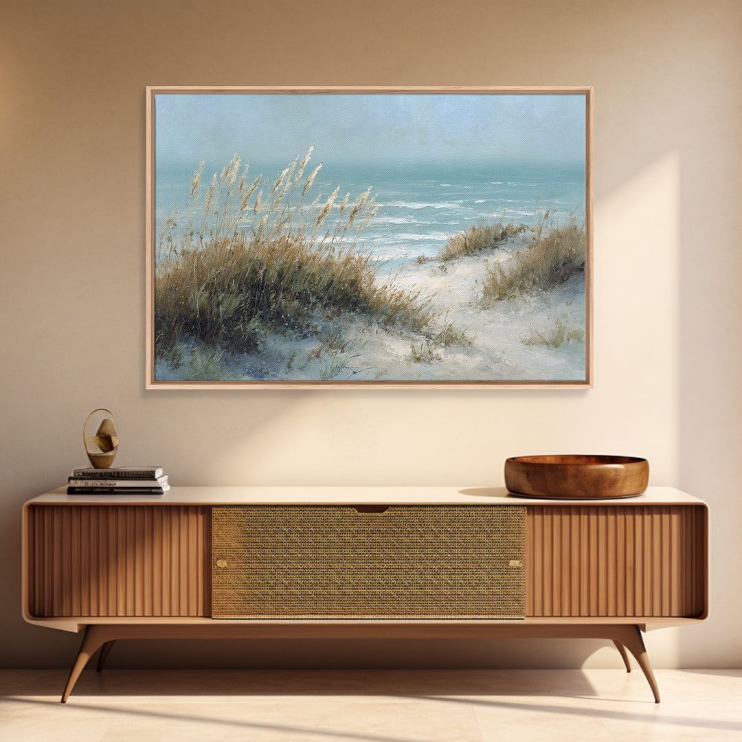 Sea Oats Swaying Canvas Print, Beach Art, Nautical Decor, Coastal Decor, Fine Art, Shore, Modern Decor, Fine Art Print, BEA-3x2-57