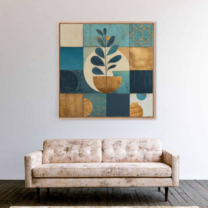 Minimal Black Line Figure Canvas Print, Boho Art, Living Room Decor, Fine Art, Bohemian, Modern Decor, Fine Art Print, BOH-1x1-60