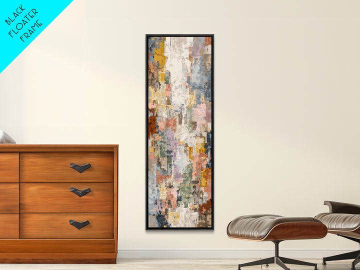 Tribal Neutral Pattern Canvas Print, Boho Art, Modern Decor, Living Room Decor, Fine Art, Bohemian, Wall Decor, Prints, BOH-1x3-2