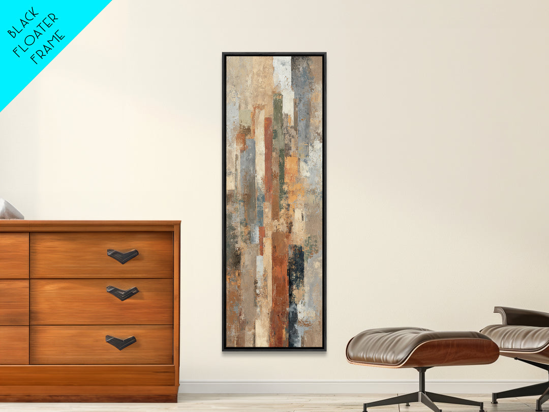 Warm Neutral Cactus Garden Illustration Canvas Print, Boho Art, Wall Print, Living Room Decor, Watercolor Art, Bohemian, BOH-1x3-6