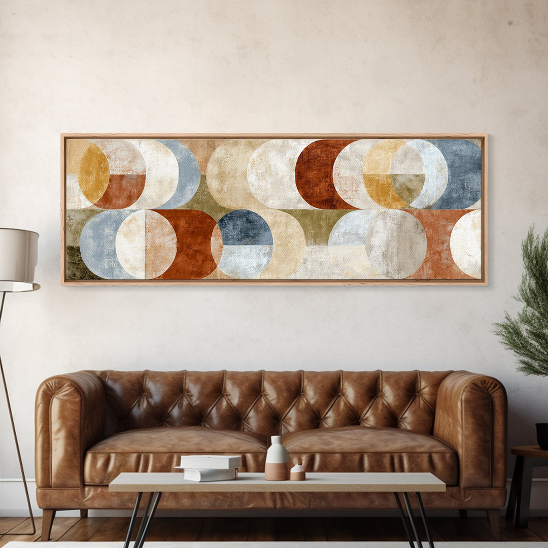 Tribal Neutral Pattern Canvas Print, Boho Art, Artwork, Living Room Decor, Fine Art, Bohemian, Boho Decor, Living Room Wall Art, BOH-3x1-78