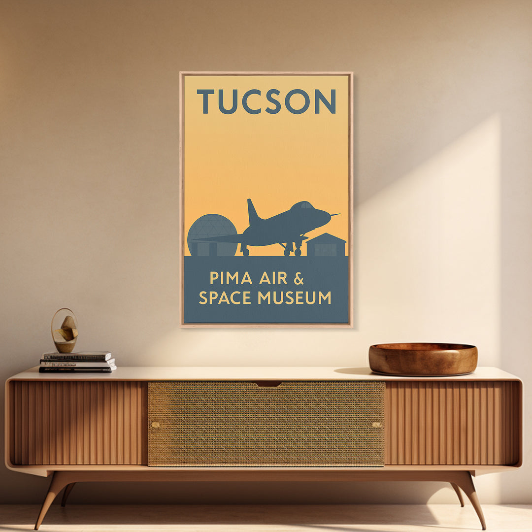 Tucson Arizona Travel Poster, Canvas Print, Mid Century Travel Art, Tucson Wall Art, Vintage Travel Print, Wall Art, Retro Travel Print