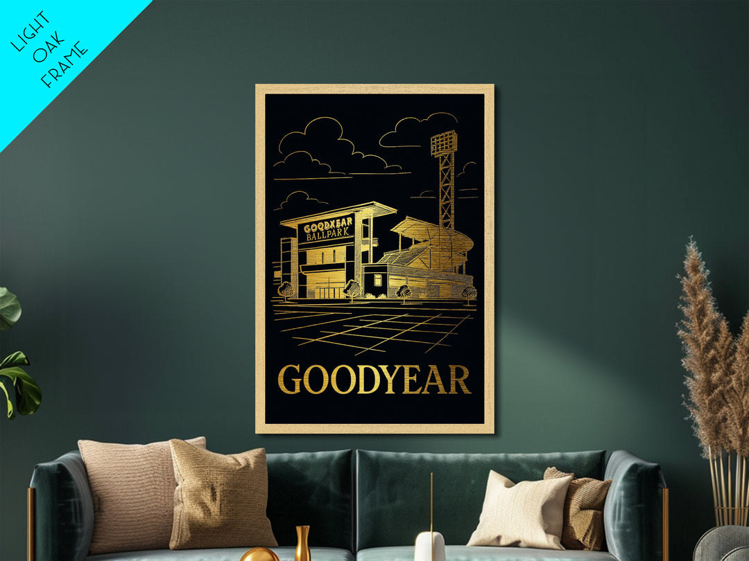Goodyear Arizona art, Metallic Gold Art, Travel Art Prints, Metal Art, Wood Framed Art, Adventure Lover Gift