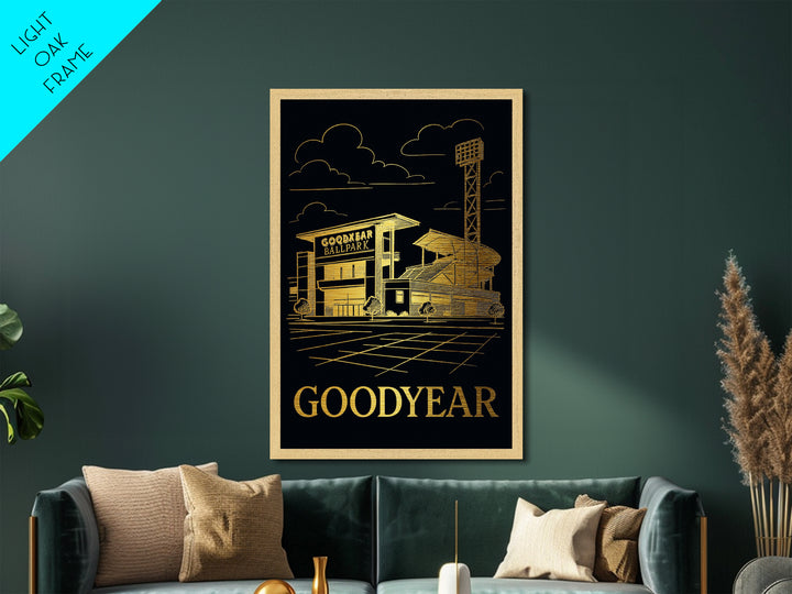 Goodyear Arizona art, Metallic Gold Art, Travel Art Prints, Metal Art, Wood Framed Art, Adventure Lover Gift