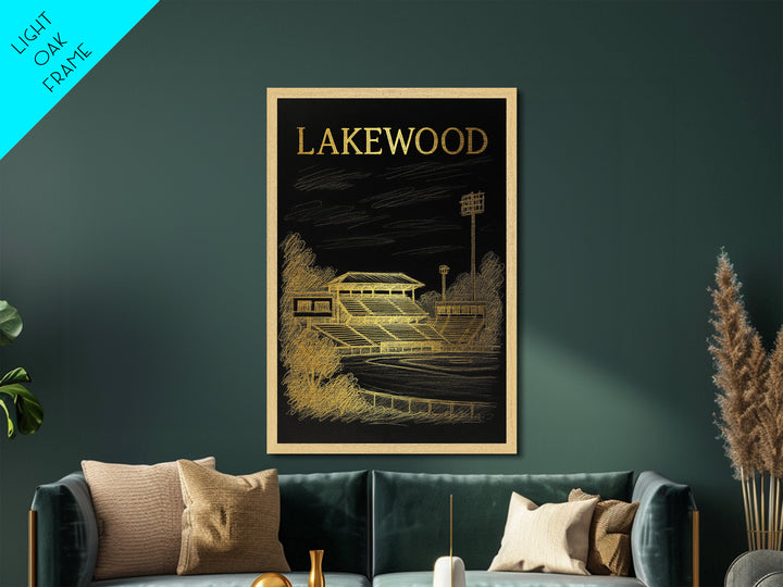 Lakewood Colorado art, Metallic Gold Art, Modern House Art, Metal Art, Wood Framed Art, Graduation Travel Gift, Travel Gift