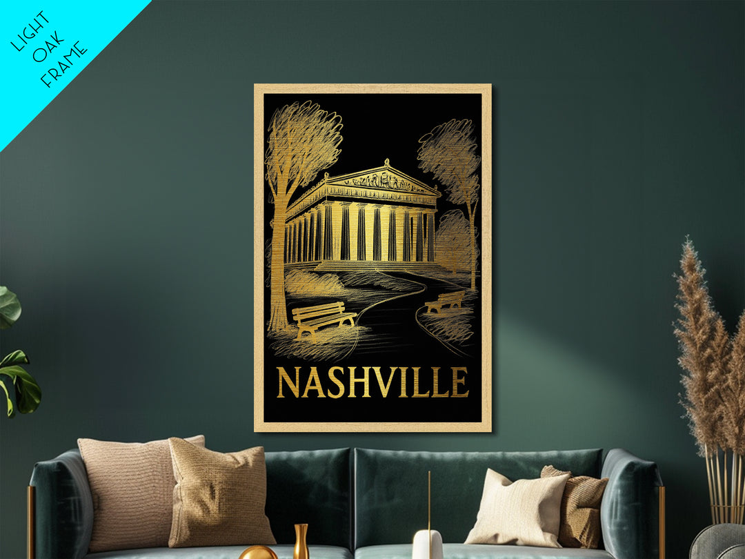Newark New Jersey travel, Metallic Gold Print, Modern House Art, Metal Art, Wood Framed Art, Wanderlust Gift, Travel Art Prints