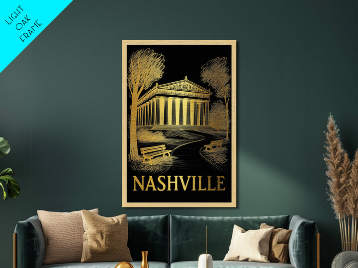 Newark New Jersey travel, Metallic Gold Print, Modern House Art, Metal Art, Wood Framed Art, Wanderlust Gift, Travel Art Prints