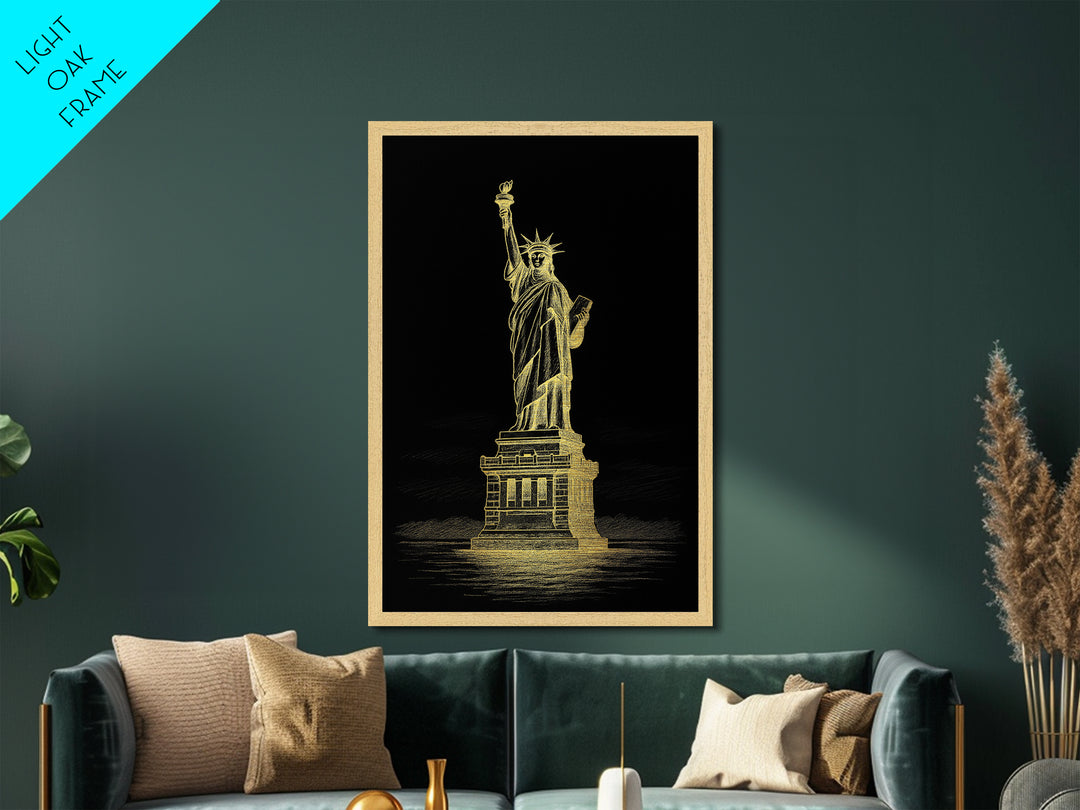 New York New York art, Metallic Gold Art, Best Friend Gifts, Metal Art, Wood Framed Art, Birthday Travel Gift, Destination Gift