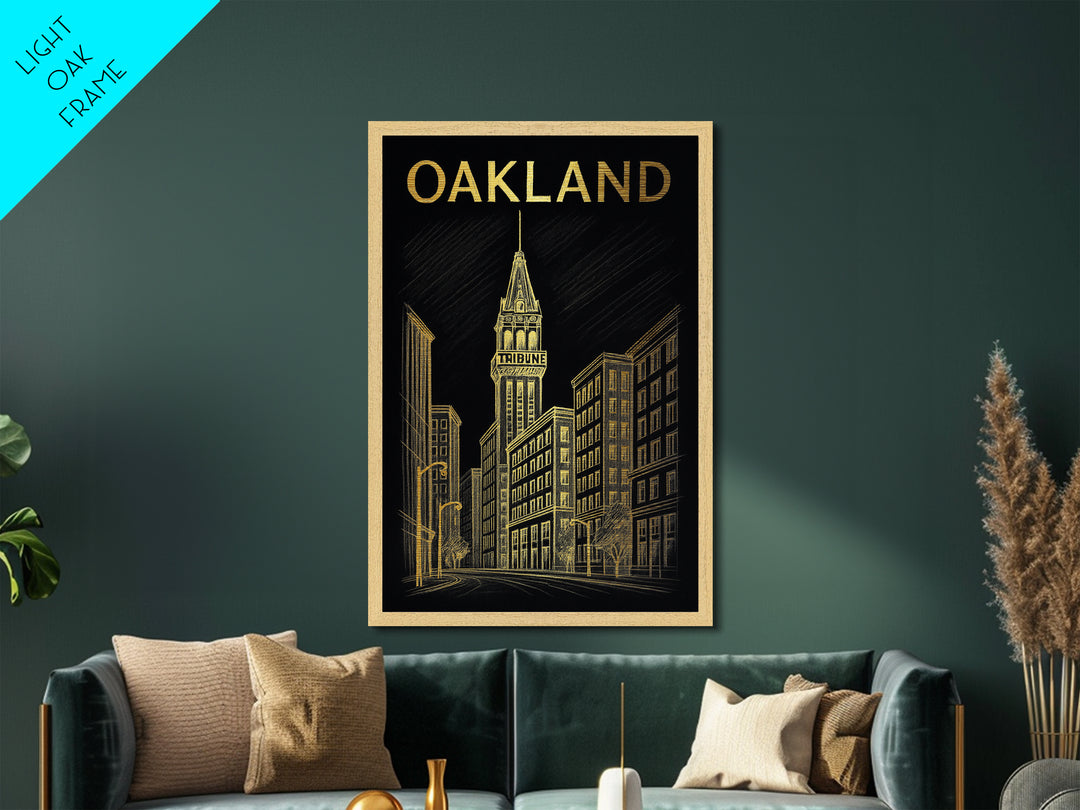 Odessa Texas travel, Metallic Gold Print, Modern Skyline Wall Print, Metal Art, Wood Framed Art, Adventure Lover Gift, Travel Gift