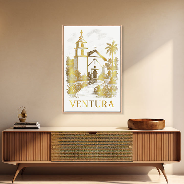Ventura Travel Poster, Canvas Print, Minimalist Poster Art, Ventura Poster Print, Home Office Decor, Travel Poster Set, City Travel Prints