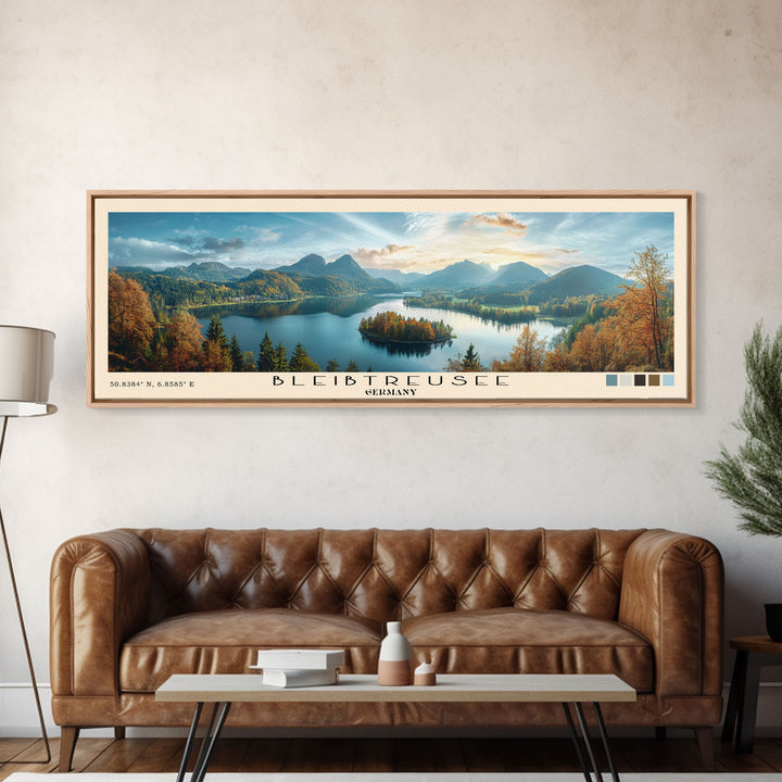 Bleibtreusee, Germany Panoramic Print, Vacation Gift, Germany Wall Art, Vacation Wall Art, Vacatation Memories, Beach Decor, Beach Or Lakehouse Art