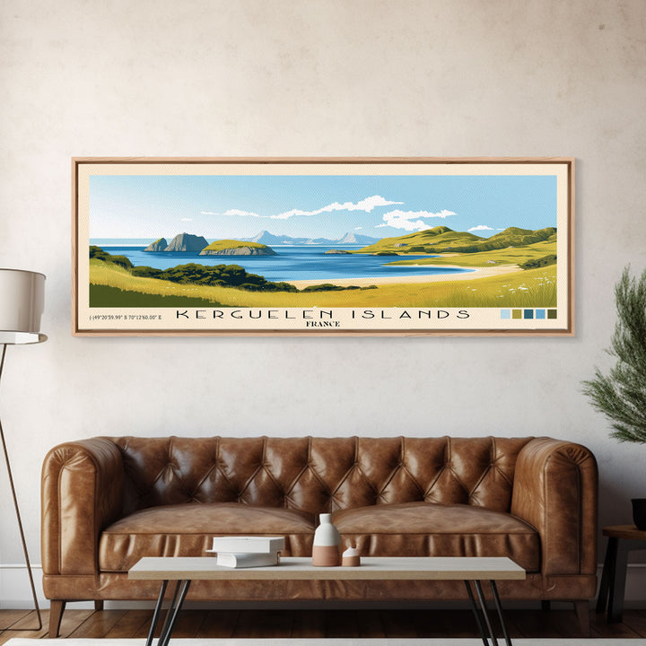 Kerguelen Islands, France Panoramic Print, Vacation Gift, France Wall Art, Vacation Wall Art, Vacatation Memories, Beach Decor, Beach Or Lakehouse Art