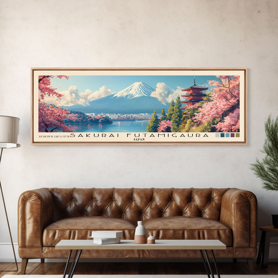Sakurai Futamigaura, Japan Panoramic Print, Vacation Gift, Japan Wall Art, Vacation Wall Art, Vacatation Memories, Beach Decor, Beach Or Lakehouse Art