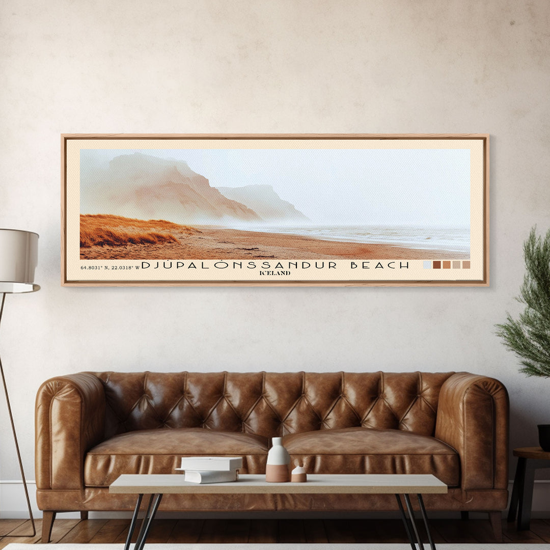 Djúpalónssandur Beach, Iceland Watercolor Print, Vacation Gift, Iceland Wall Art, Beach Painting, Beach Decor, Beach Or Lakehouse Art
