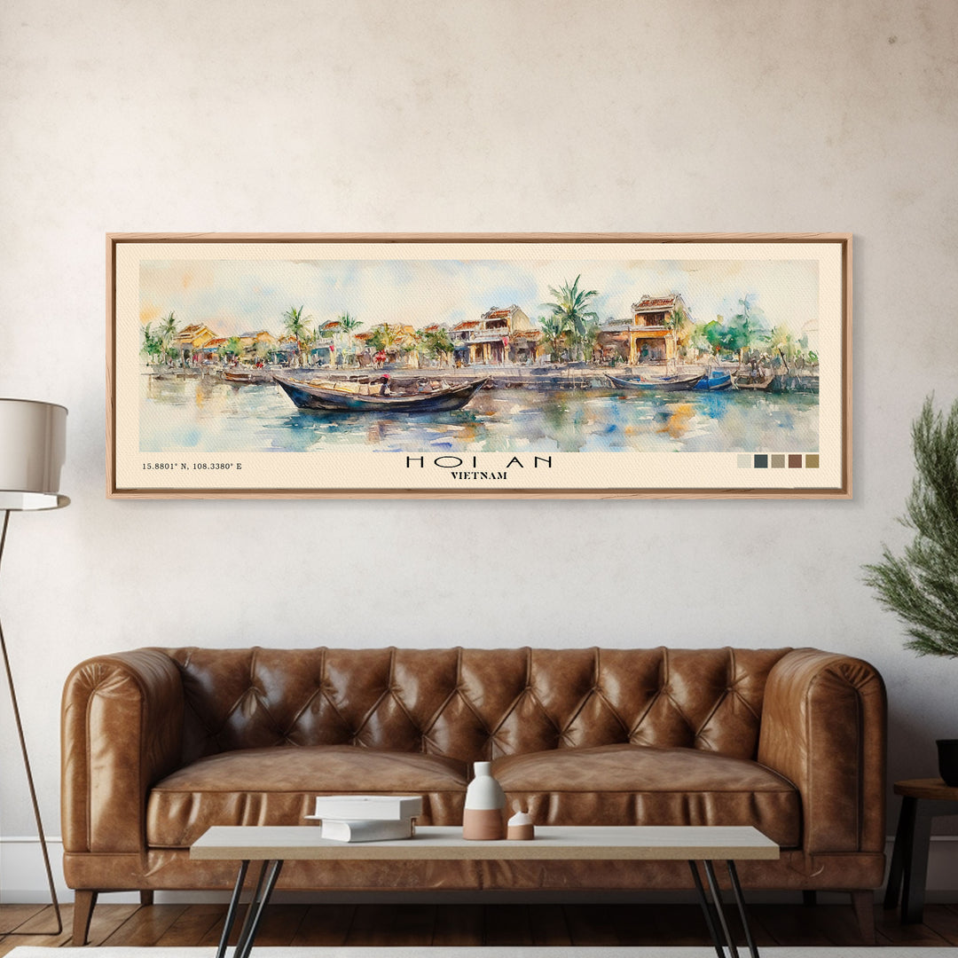 Hoi An, Vietnam Watercolor Print, Vacation Gift, Vietnam Wall Art, Vacation Wall Art, Vacatation Memories, Beach Decor, Beach Or Lakehouse Art
