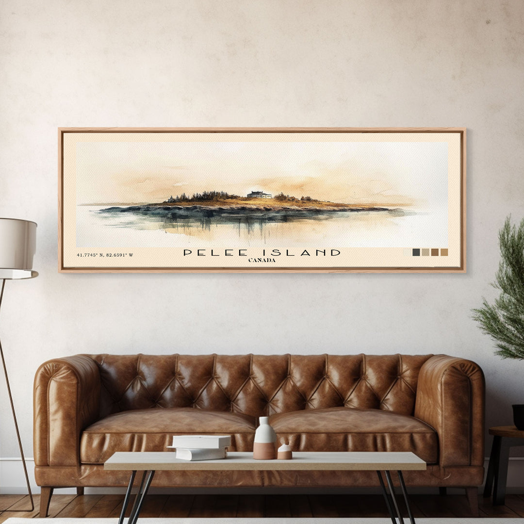Pelee Island, Canada Watercolor Print, Vacation Gift, Canada Wall Art, Vacation Wall Art, Vacatation Memories, Beach Decor, Beach Or Lakehouse Art