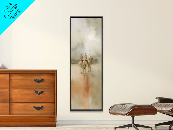 Journey Of Kings | Framed Canvas Print | Christian Art Canvas | Narrow Art | Christian Christmas Art | Vintage Christian Art | Christmas Wa