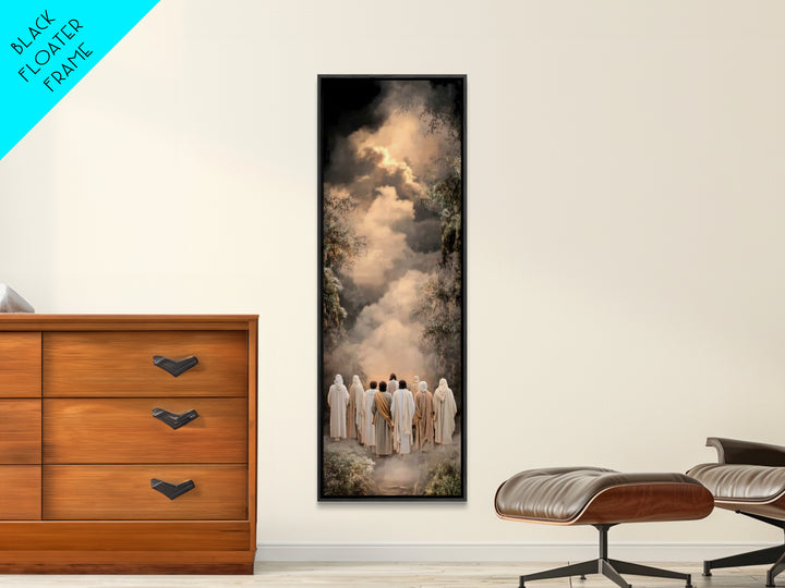 Path Of Disciples – Framed Canvas Print – Narrow Art – Christian Art Work – Christian Wall Art – Christian Gift Ideas – Christian Paintings
