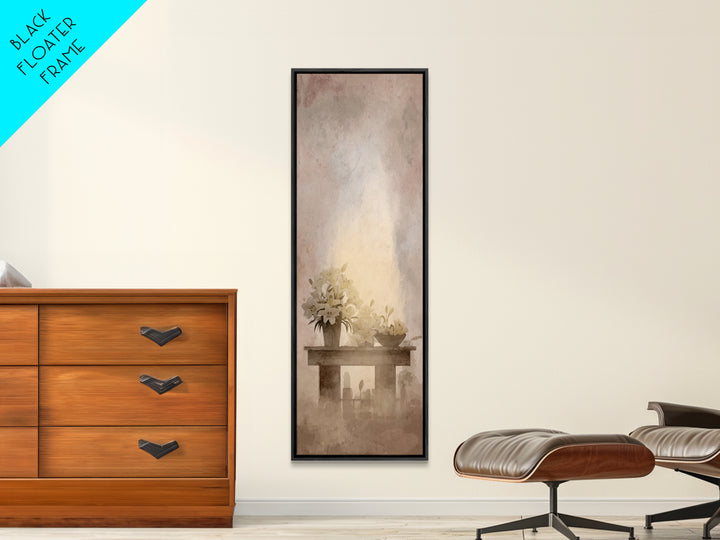 Morning Sanctuary - Framed Canvas Print - Skinny Art - Christian Art Canvas - Christian Wall Art - Christian Art - Christian Christmas Art