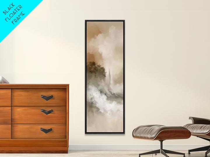 Harbor of Peace | Framed Canvas Print | Skinny Art | Christian Art Print | Jesus Painting | Christian Decor | Christmas Wall Art