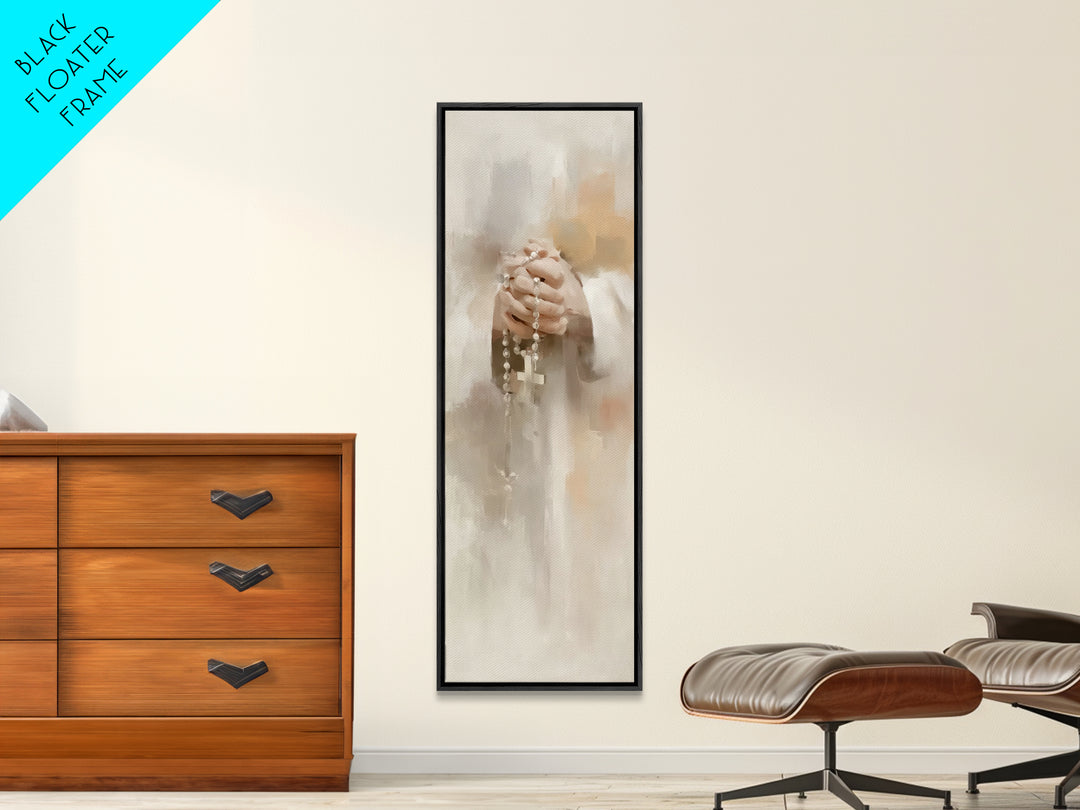 Grace In Stillness – Framed Canvas Print – Christian Art – Christian Wall Art – Christian Art Canvas – Skinny Art – Christian Gift – Christ