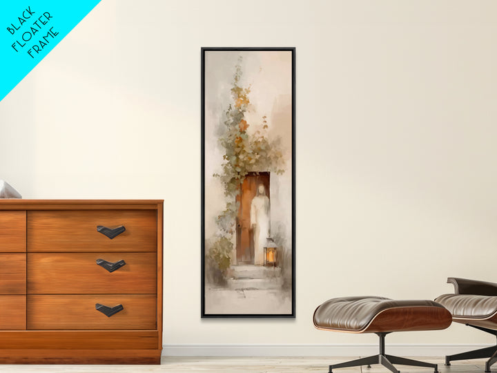 Light Of Mercy – Framed Canvas Print – Skinny Art – Christian Art Canvas – Jesus Painting – Christian Christmas Art