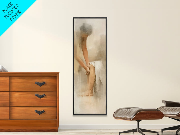 Humbled In Service, Framed Canvas Print, Christian Wall Art, Christian Art Canvas, Christian Decoration, Christian Gift, Tall Narrow Wall A