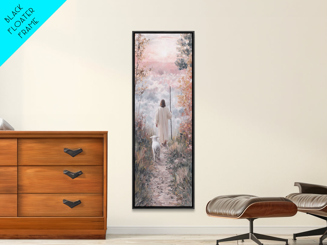 Morning Of Hope | Framed Canvas Print | Skinny Art | Christian Art Print | Jesus Canvas Art | Christian Painting | Christmas Wall Art