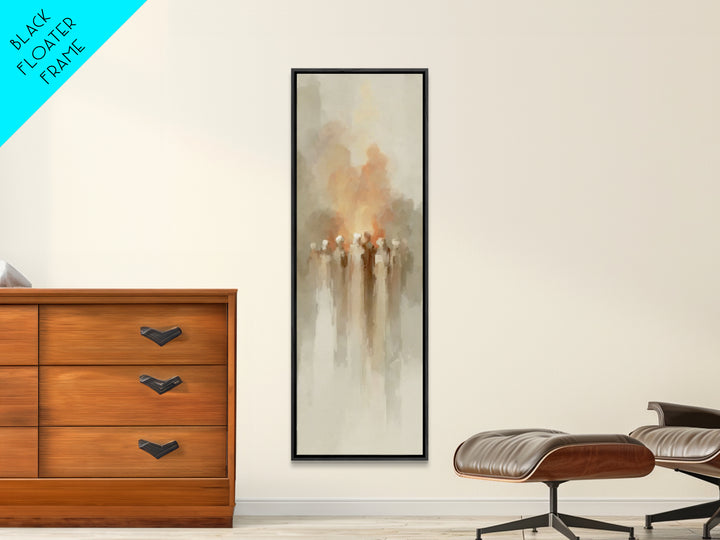 Sacred Gathering – Framed Canvas Print – Tall Narrow Wall Art – Christian Wall Art – Christian Art Canvas – Jesus Painting – Christian Deco