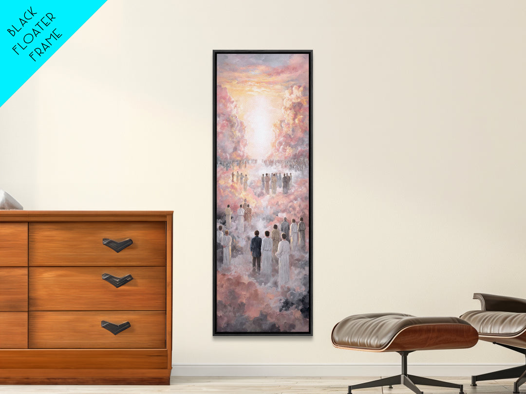 Path Of Glory – Framed Canvas Print – Narrow Art – Christian Art Print – Christian Wall Art – Christian Christmas Art – Jesus Painting – Ch